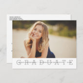 Carte Postale Photo moderne 2023 Faire-part Postcard (Devant / Derrière)