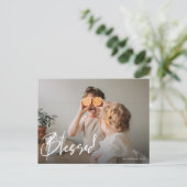 Carte Postale Photo moderne bienheureuse | BON THANKSGIVING (Debout devant)