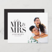 Carte Postale Photo moderne, graphique, typographique enregistre (Devant / Derrière)