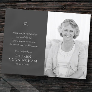 Carte Postale Photo moderne minimaliste simple Memorial