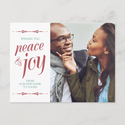 Carte Postale Photo moderne Moving Faire-part Noël (Devant)