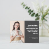 Carte Postale Photo moderne Première Sainte Communion Citation I (Debout devant)