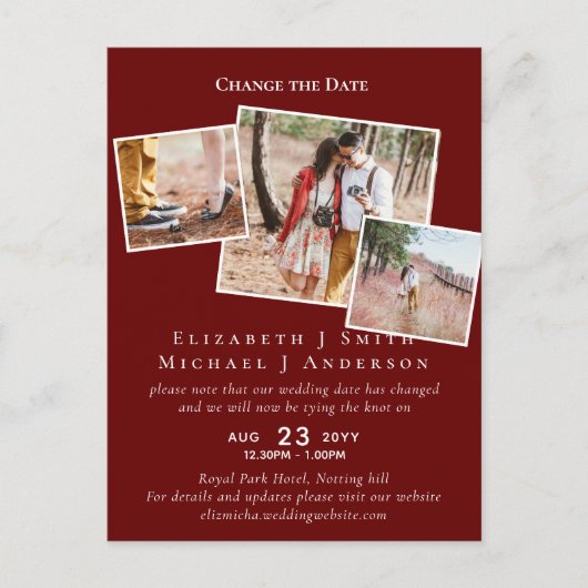 Carte Postale PHOTO Modifier la date Plans reporter N'IMPORTE QU (Devant)