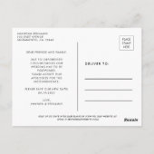 Carte Postale Photo Modifier Le Faire-part Mariage Date (Dos)