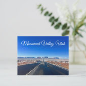 Carte postale Photo Monument Valley Utah (Debout devant)