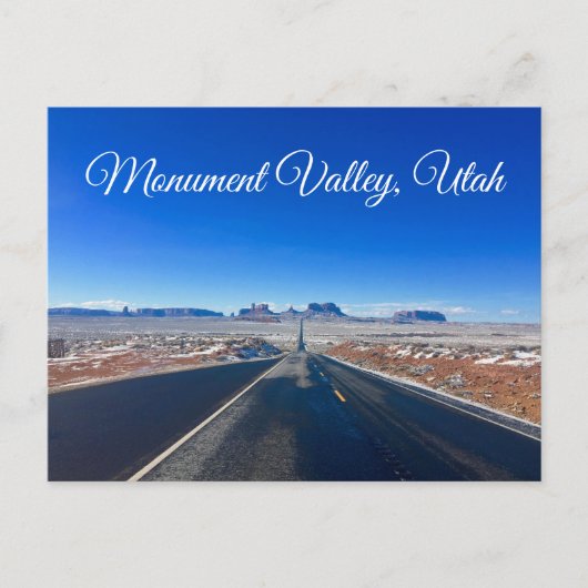 Carte postale Photo Monument Valley Utah (Devant)