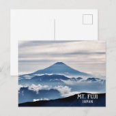 Carte Postale Photo Mt. Fuji Volcano Japon (Devant / Derrière)