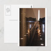 Carte Postale Photo murale des vétérans du Vietnam (Devant / Derrière)