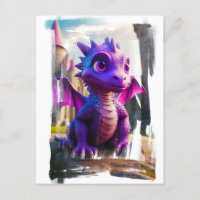*~* PHOTO Mythique AP48 Cartoon Dragon Enfants