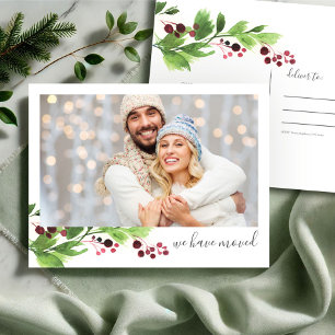 Carte Postale Photo New Home Holiday Moving Announcemet