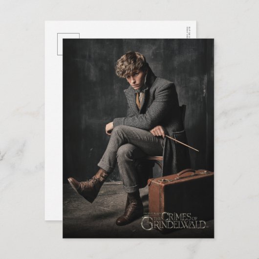 Carte Postale Photo NEWT SCAMANDER™ (Devant / Derrière)