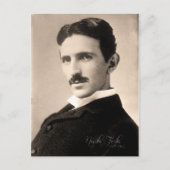 Carte Postale Photo Nicola Tesla (Devant)