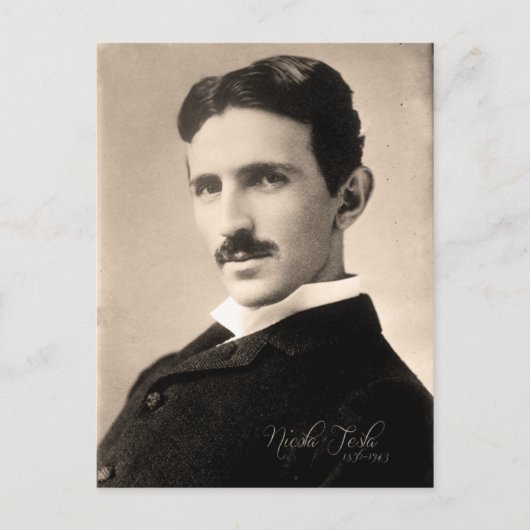 Carte Postale Photo Nicola Tesla (Devant)