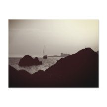 Photo noir et blanc nautique - bateau Seascape