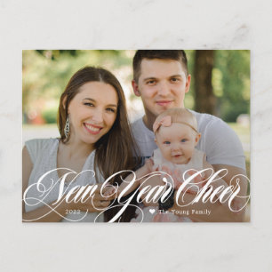 Carte postale photo Nouvel An Joie Tourbillonnante