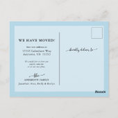 Carte Postale Photo Nouvel Appartement Calligraphie Changement d (Dos)