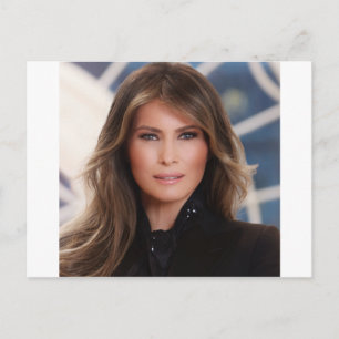 Carte Postale Photo officielle de la Maison Blanche Melania Trum