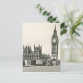 Carte Postale Photo originale Big ben 1953 (Debout devant)