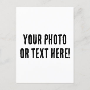 Carte Postale Photo ou texte personnalisé