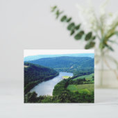 Carte postale photo Pa Endless Mountain River (Debout devant)