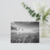 Carte Postale Photo paysage noir et blanc (Debout devant)