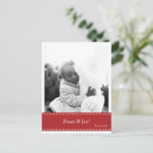 Carte postale Photo Peace & Joy (Debout devant)