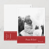 Carte postale Photo Peace & Joy (Devant / Derrière)