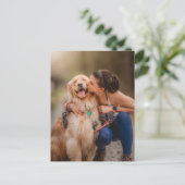 Carte Postale Photo personnalisée (Debout devant)