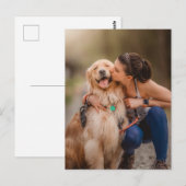 Carte Postale Photo personnalisée (Devant / Derrière)