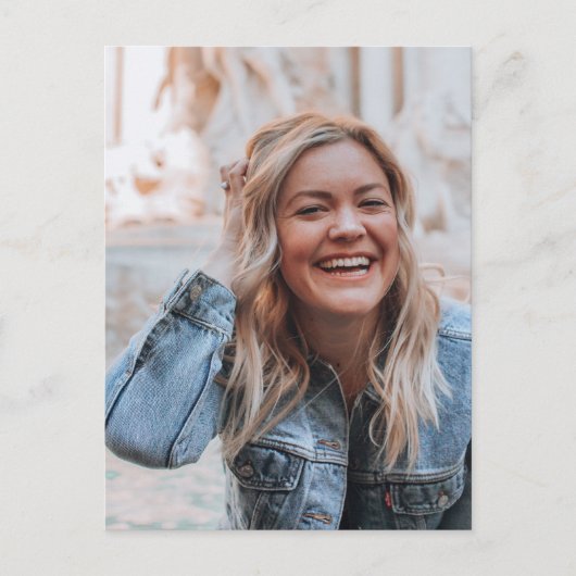 Carte postale photo personnalisée (Devant)