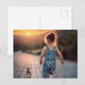 Carte Postale Photo personnalisée (Devant / Derrière)