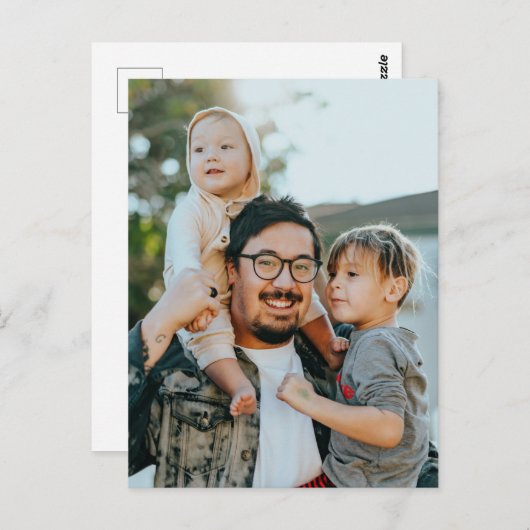 Carte Postale Photo personnalisée (Devant / Derrière)