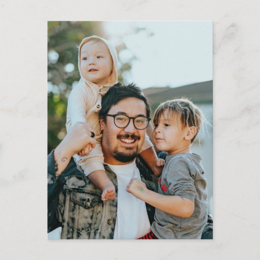 Carte Postale Photo personnalisée (Devant)