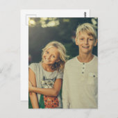 Carte Postale Photo personnalisée (Devant / Derrière)