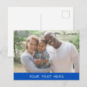 Carte Postale Photo personnalisée (Devant / Derrière)