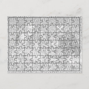 Carte Postale Photo personnalisée "Faux" Puzzle Post Card-63 piè