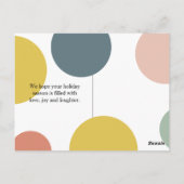 Carte Postale Photo personnelle moderne | Colorful Blessé (Dos)