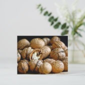 Carte Postale Photo Pile de noix (Debout devant)