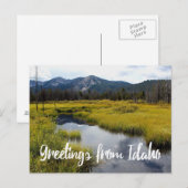 Carte Postale Photo Pittoresque Idaho (Devant / Derrière)