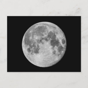 Carte Postale Photo - Pleine lune