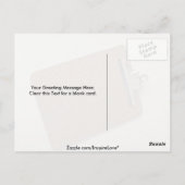 Carte Postale Photo porte - bloc (Dos)