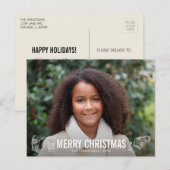 Carte postale photo pour les essentiels de vacance (Devant / Derrière)