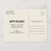 Carte postale photo pour les essentiels de vacance (Dos)