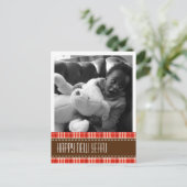 Carte postale Photo "Pretty Plaid" (Debout devant)