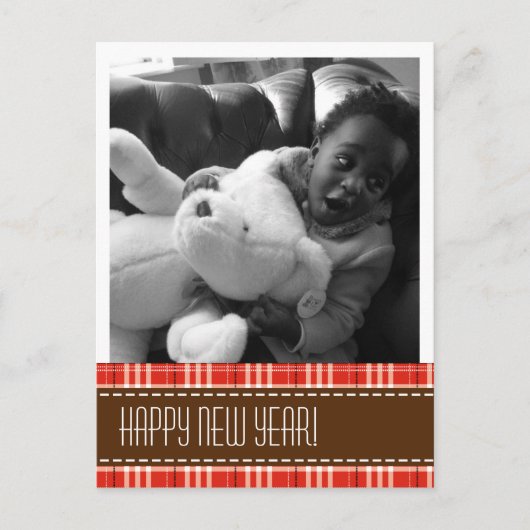 Carte postale Photo "Pretty Plaid" (Devant)