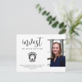 Carte Postale Photo professionnelle de l'immobilier (Debout devant)