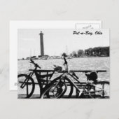 Carte postale photo Put-n-Bay Perry Monument (Devant / Derrière)