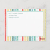 Carte Postale Photo Rainbow Baby Faire-part de naissance (Dos)