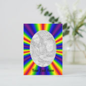 Carte Postale Photo Rainbow Colour Rays (Debout devant)