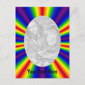 Carte Postale Photo Rainbow Colour Rays (Devant)